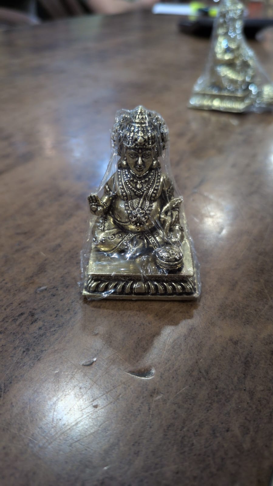 Kuber Ji Brass Murti 2 inch