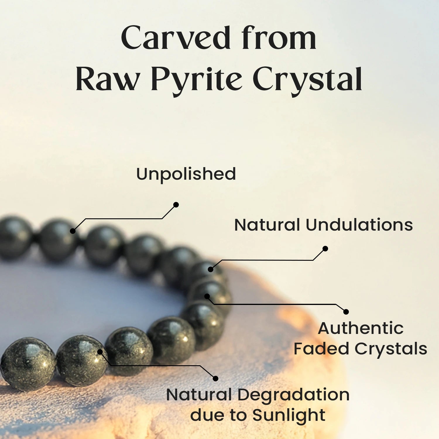 Buy Original Raw Pyrite Bracelet - Astrotalk