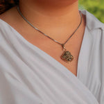 pyrite stone pendant
