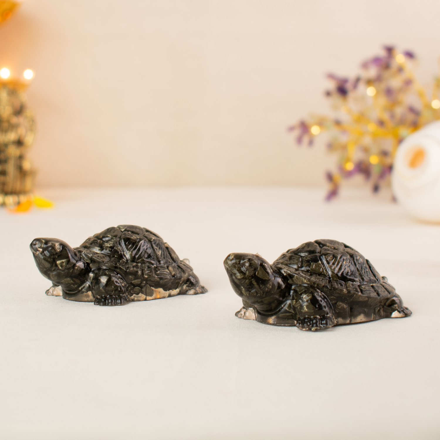 Vastu Pyrite Tortoise (Pack of 2)