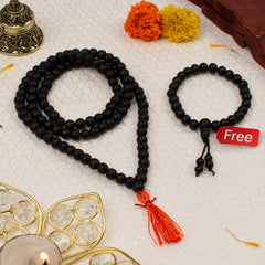 Karungali Malai (8mm) – With Free Karungali Bracelet