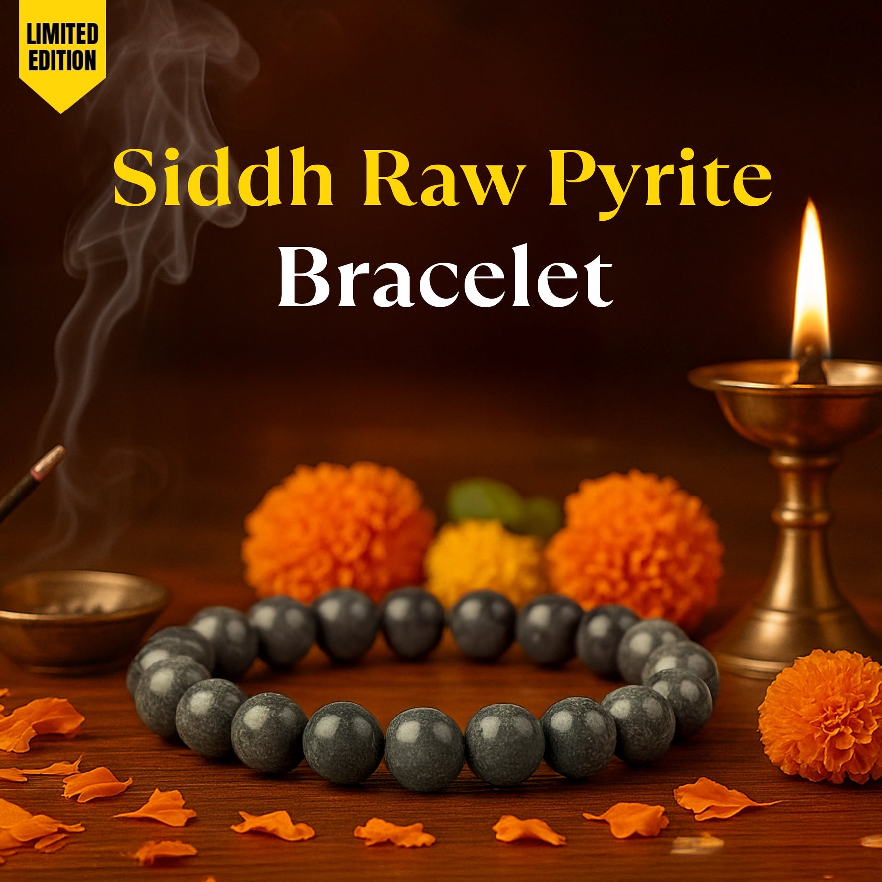 Pyrite raw bracelet