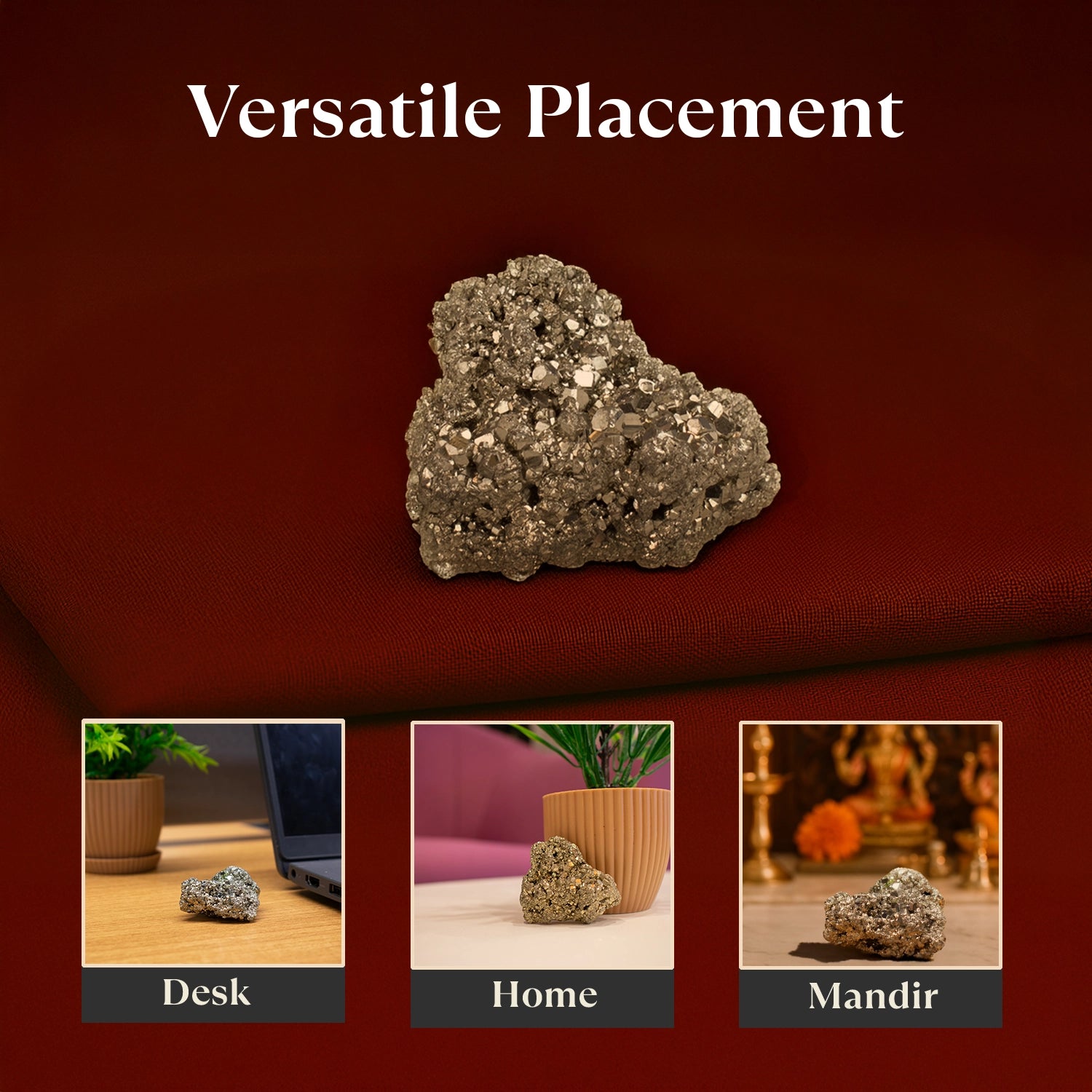 Raw Pyrite Stone for protection
